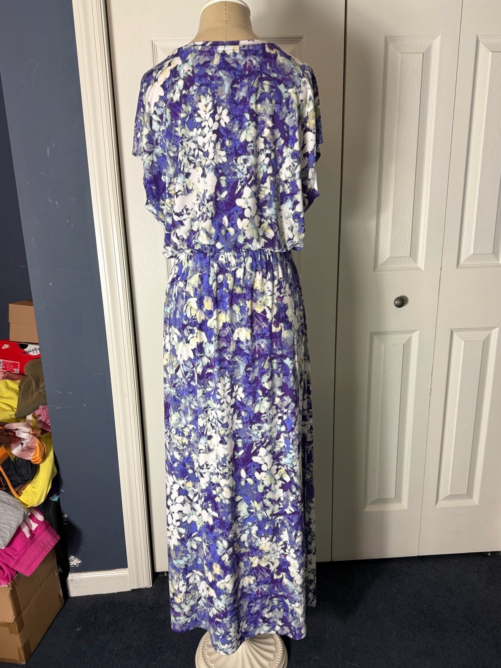 NWOT White House Black Market Floral Maxi Dress Summer/Spring Time 🪻 - Picture 13 of 16